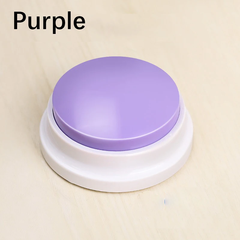 Pet Communication Button Cat Dog Voice Toy Push Trainer Recording Squeeze Box Easy Press for Clear Sound Quality Pet Supplies