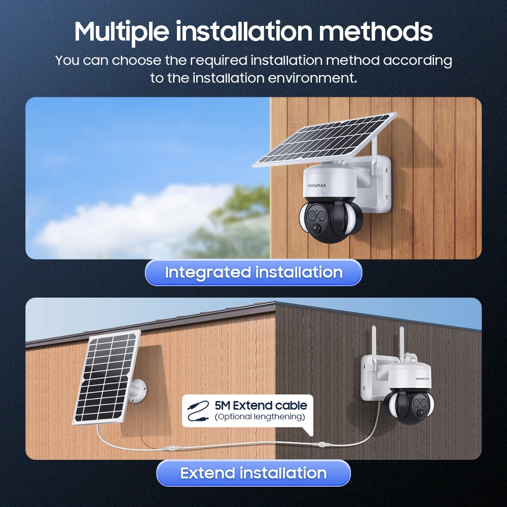 Imagem -06 - Shiwojia 3k 6mp Lente Dupla Câmera Solar 12x Zoom Óptico 4g Wifi Câmera de Segurança ao ar Livre Rastreamento Humanoide Alarme Visão Noturna