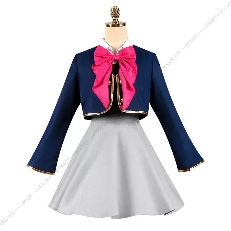

Сиси 2233Новый аниме Oshi No Ko Kana Arima Косплей Костюм Парик Куртка Юбки Униформа Наряд B-Komachi Aqua Ruby Хэллоуин Вечеринка fo