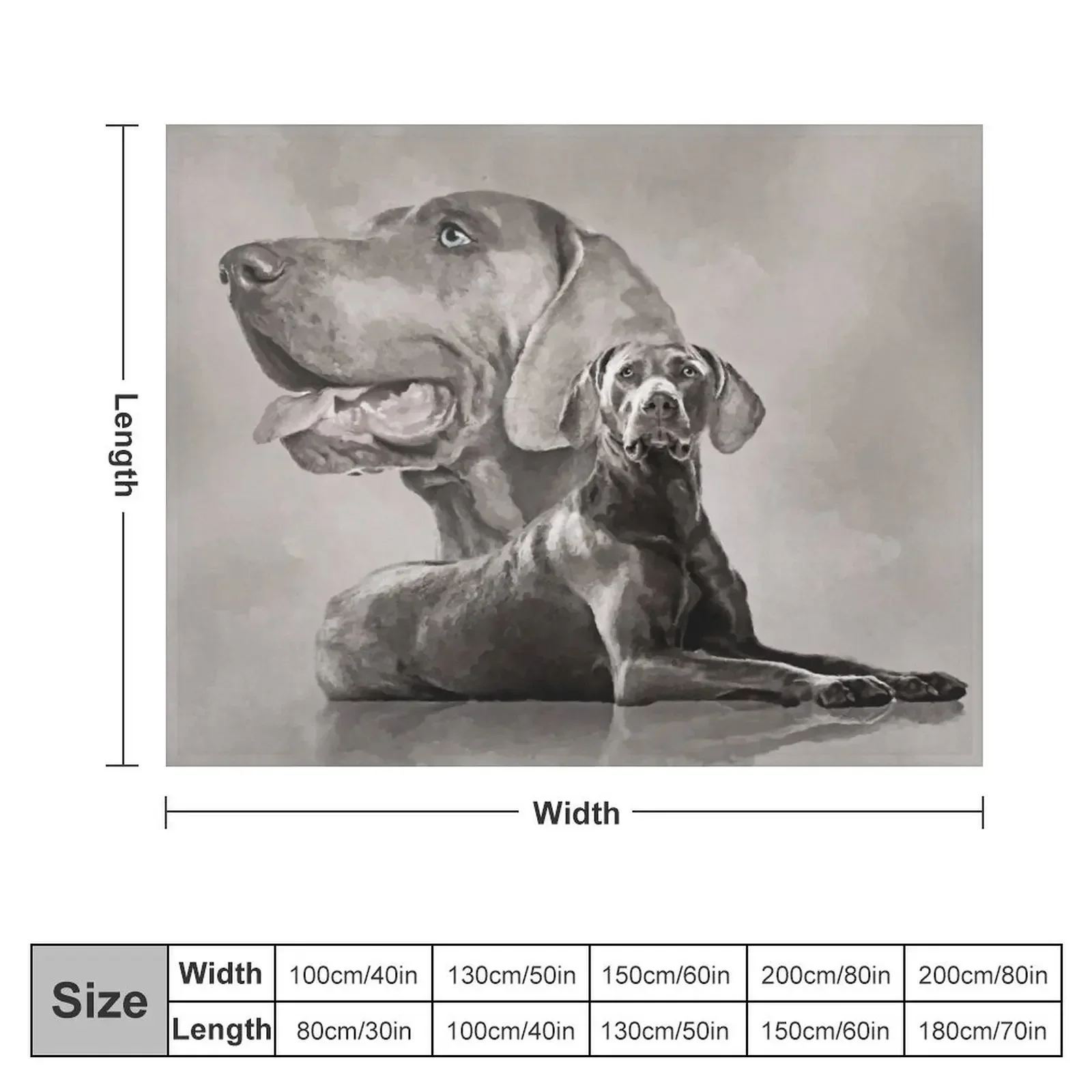 Weimaraner Dogs Collage #2 Throw Blanket For Baby Kid'S Blankets