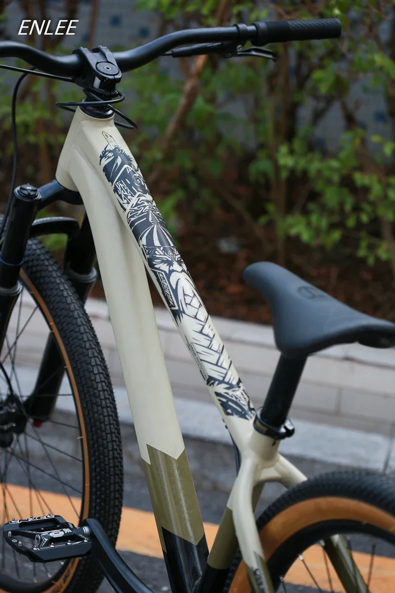 ENLEE Neue Abnehmbare Aufkleber Rennrad Paster Schutz Abdeckung 3D MTB Mountainbike Kratzfest Schützen Rahmen Schutz – Detail 28