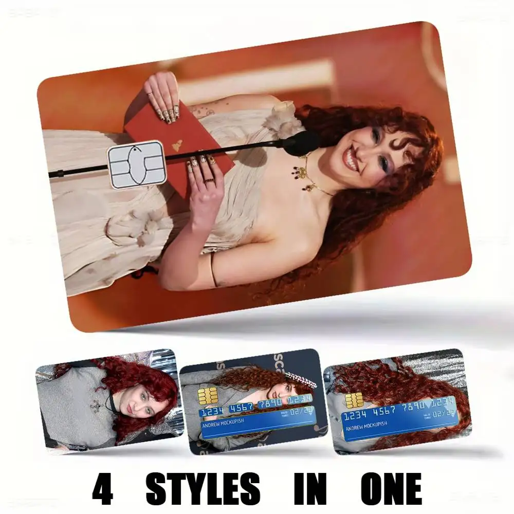 Popular Singer Chappell-l Roan Credit Card HD Stickers Premium matte film effectively prevents fingerprints and daily abrasion.