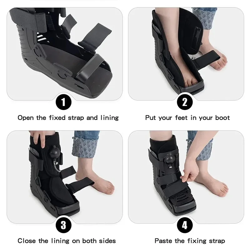 Air Cam Walker Fracture Boot-Short Orthopaedic Boot-For Foot Fracture Ankle Sprain Rehabilitation Walker Brace