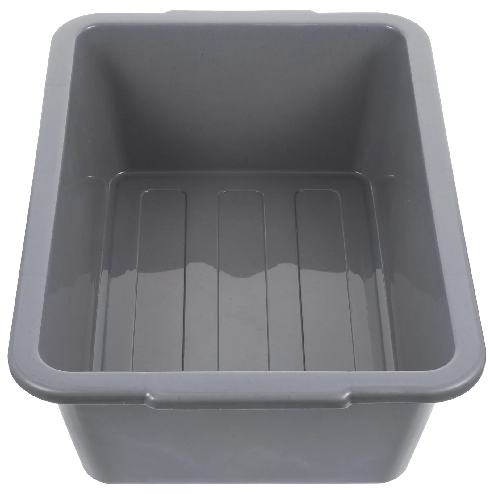 

Rectangular Plastic Tub Storage Bin For Home Restaurant Commercial Use Bus Basin Tote With Handles Multipurpose Heavy