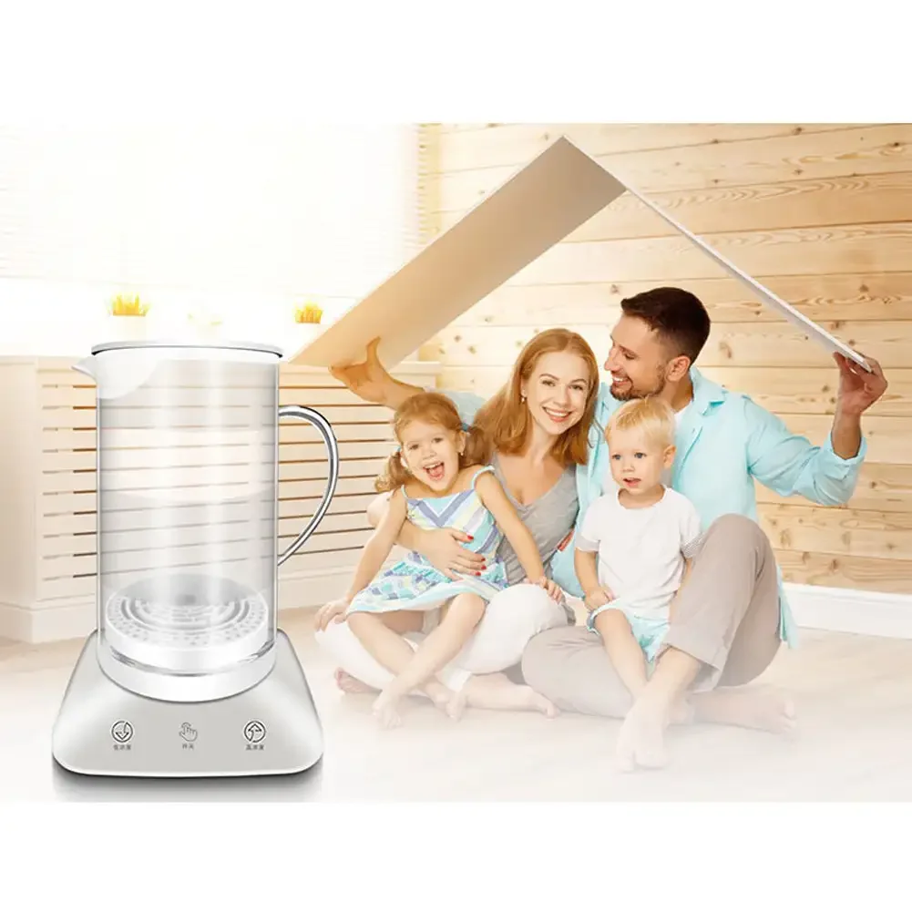 1.1L زجاجة ماء مخصبة بالهيدروجين سعة كبيرة مولد زجاجة ماء الهيدروجين محلل كهربائي للمكتب المنزلي