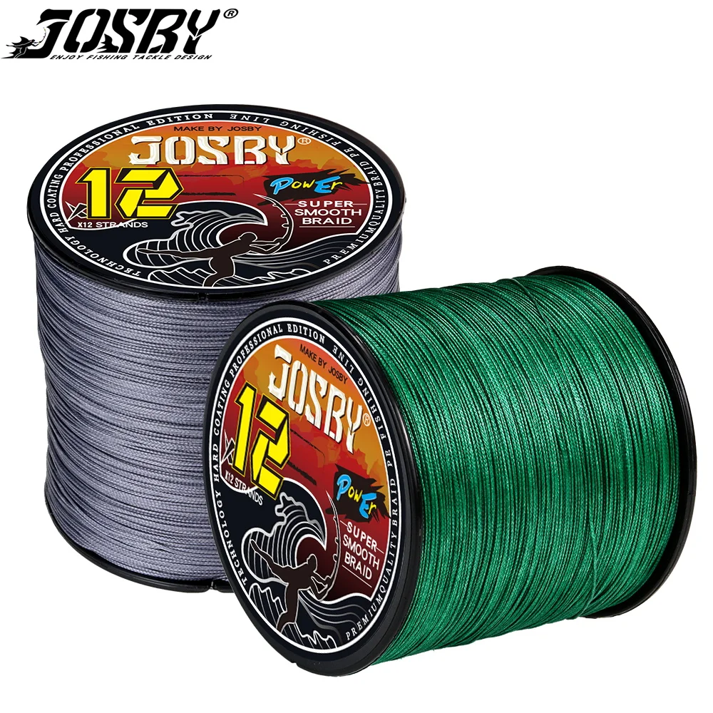 JOSBY Meer Angeln Starke PE X12 Geflochtene Angelschnur 100 m 300 M 500 M 1000 M 12 Stränge 25L-120B riginal Angelschnur