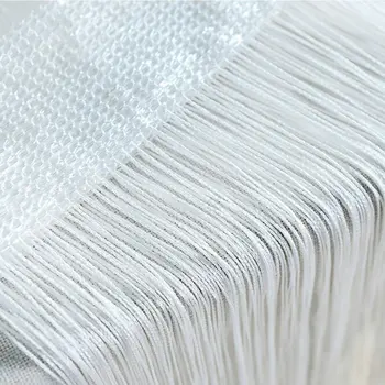 White Curtains For Living Room300x260CM Thread Curtain For Living Room Door Wall Window Panel Room Dividerde Coration Tassel