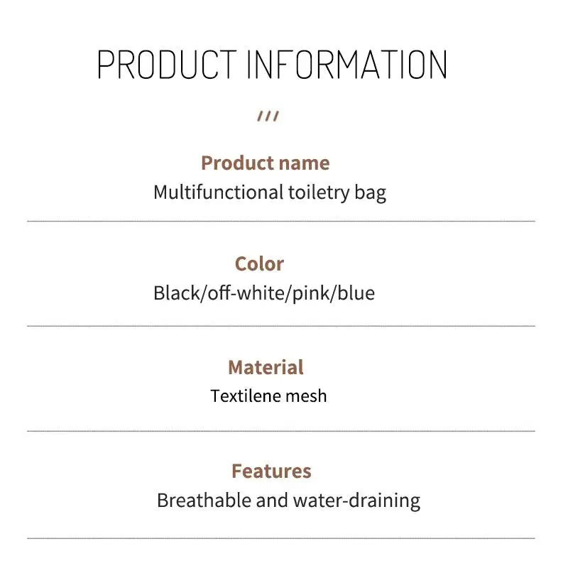 1 Stück tragbare Reise-Lippenstifttasche, Netz-Handtasche, Make-up-Tasche, Kosmetik-Aufbewahrungstasche, Kulturbeutel, transparente Strandtasche – Detail 14
