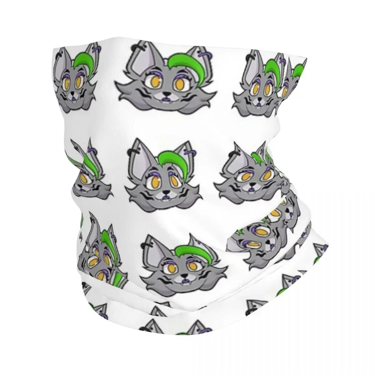 Roxanne Wolf - FNaF Bandana cubierta para el cuello máscara impresa bufanda pasamontañas multiusos ciclismo para hombres mujeres adultos a prueba de viento