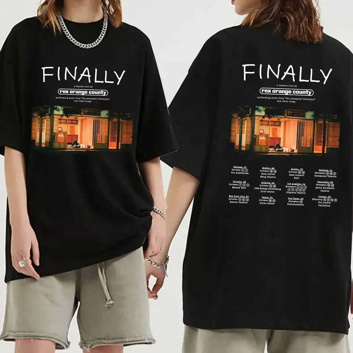 Rex Orange County - FINALLY A Theatre Tour 2024 TShirt