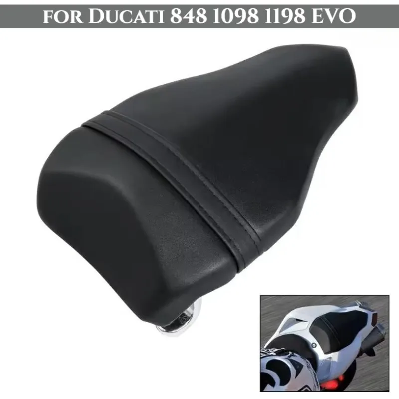 

Motorcycle rear seat cushion leather seats rear seats for Ducati 848 1098 1198 EVO 2007 2008 2009 2011 2012 2013