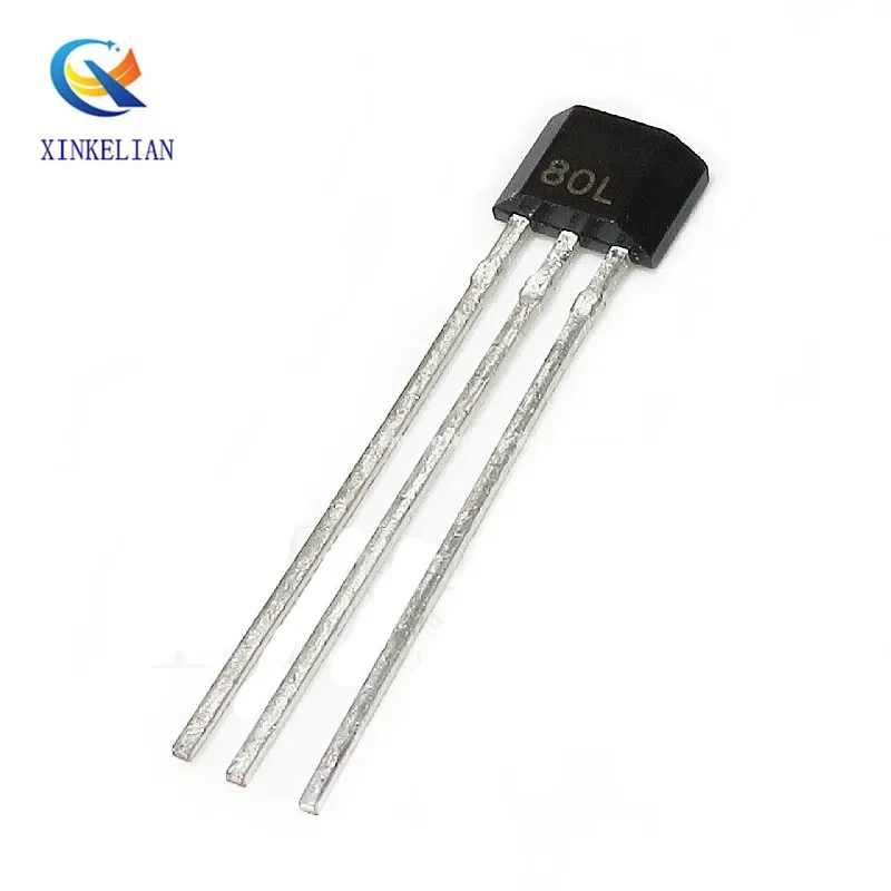 5PCS 80L Hall Effect Sensor A3280LUA-T (Silkscreen: A80L) Bipolar Hall Effect Sensor, Latch Type