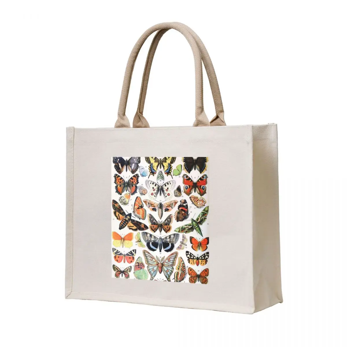 

Adolphe Millot - Papillons A - French vintage poster Tote Bag Women's handbag custom tote bag female bag Shopper handbag