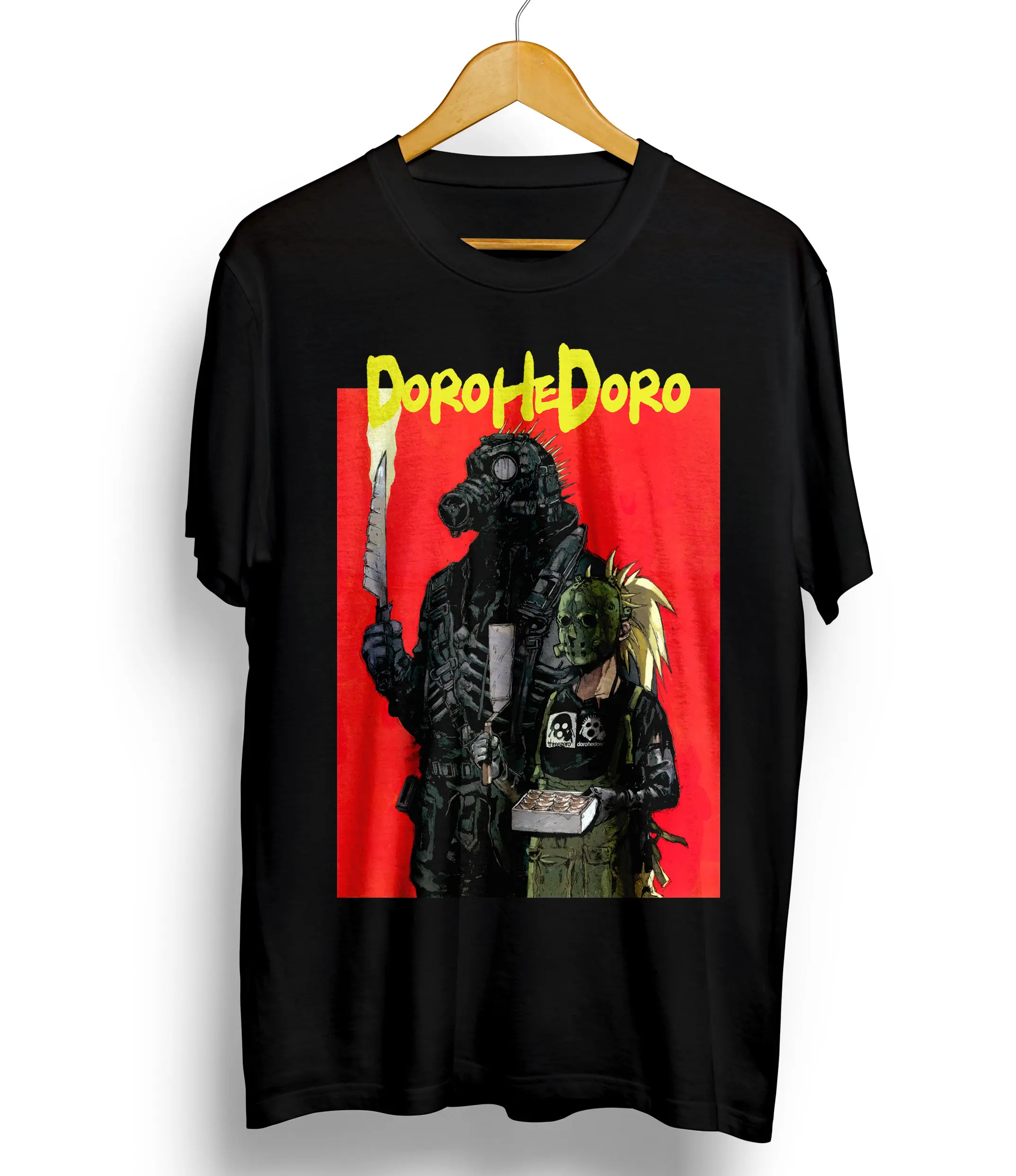 Camiseta Unisex de Algodón 100% con Gráficos de Kaiman y Nikaido del Anime Dorohedoro 2026, Estilo Y2K, Talla Grande, Nueva Colección de Verano