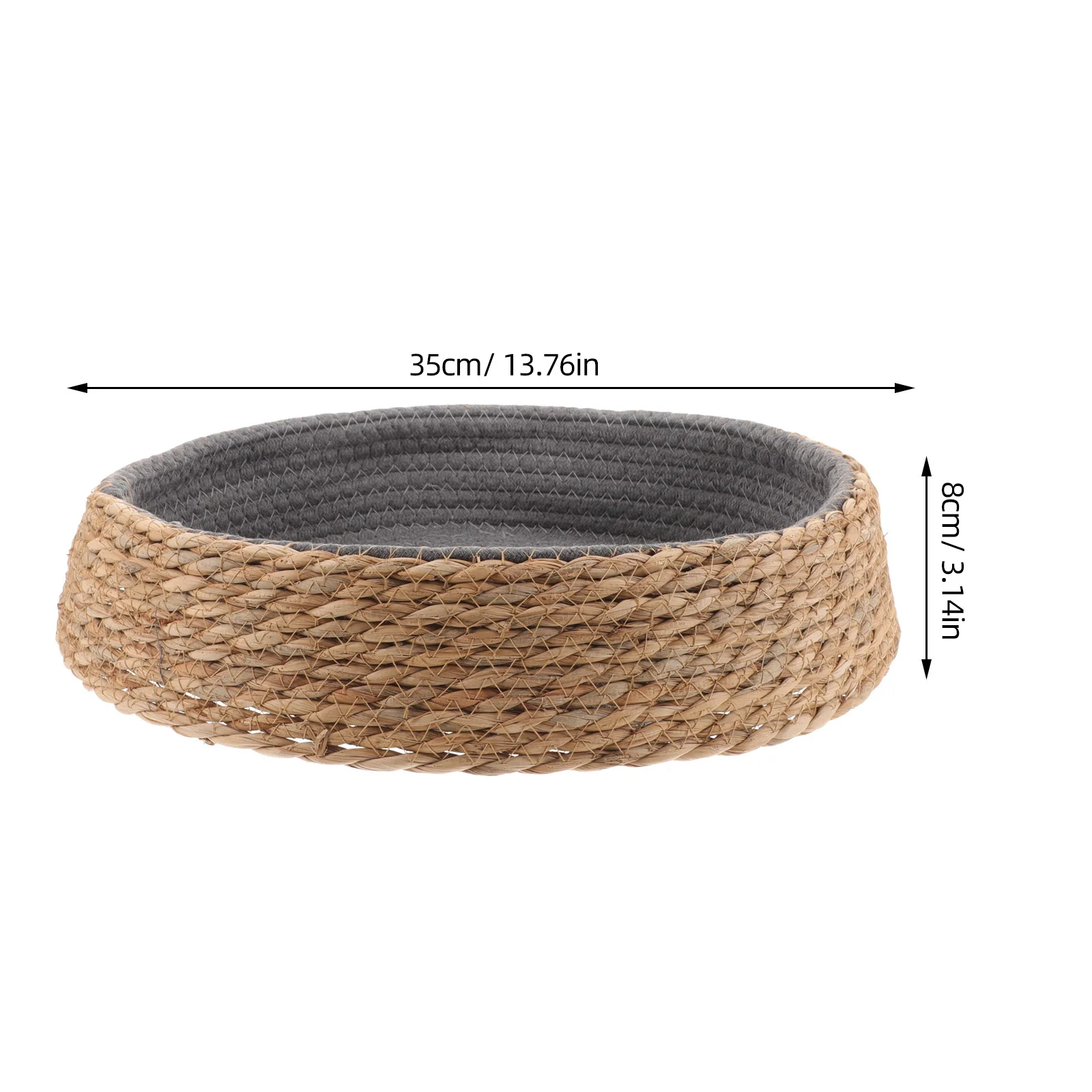 

Round Woven Nest Bed For Cats Dogs Small Puppy Cool Durable Grass Wicker Cat Dog Bed Pet Sleeping House Comfortable Pet