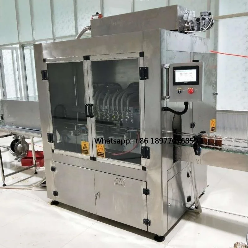 2026 Automatic Pneumatic Piston Bottled Jam Tomato Paste Sauce Linear Filling Machine 100-1000ml