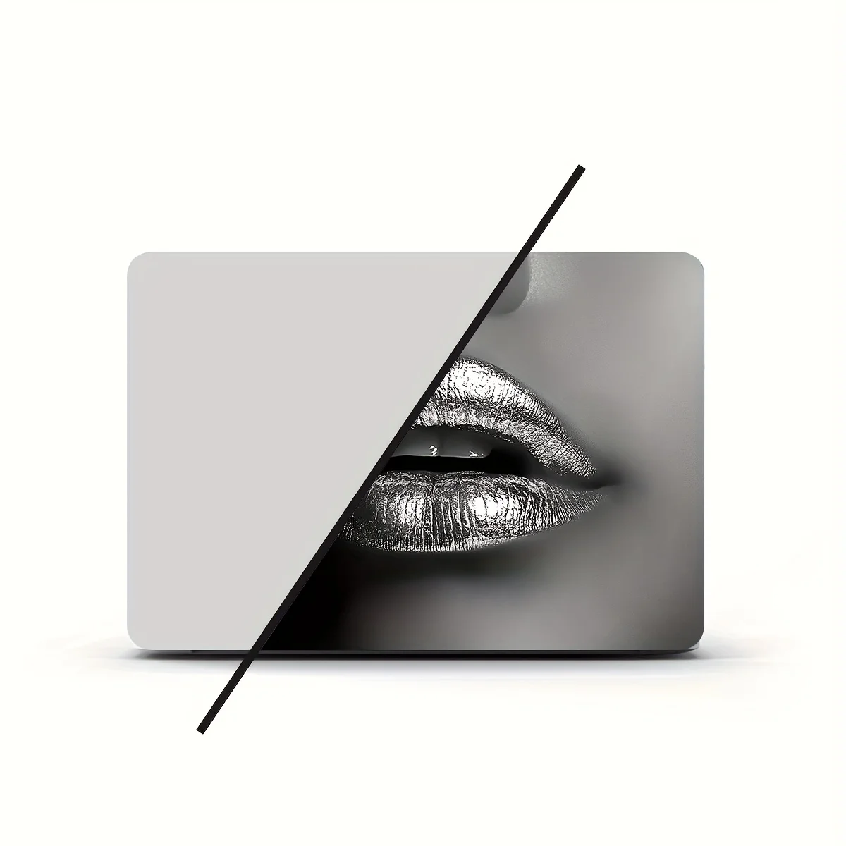 مجموعة مكونة من قطعتين من ملصقات الفينيل الفنية للشفاه مناسبة لأجهزة الكمبيوتر المحمولة وخوذات السيارات غير القابلة لإعادة الاستخدام والدراجات النارية والثلاجات وما إلى ذلك