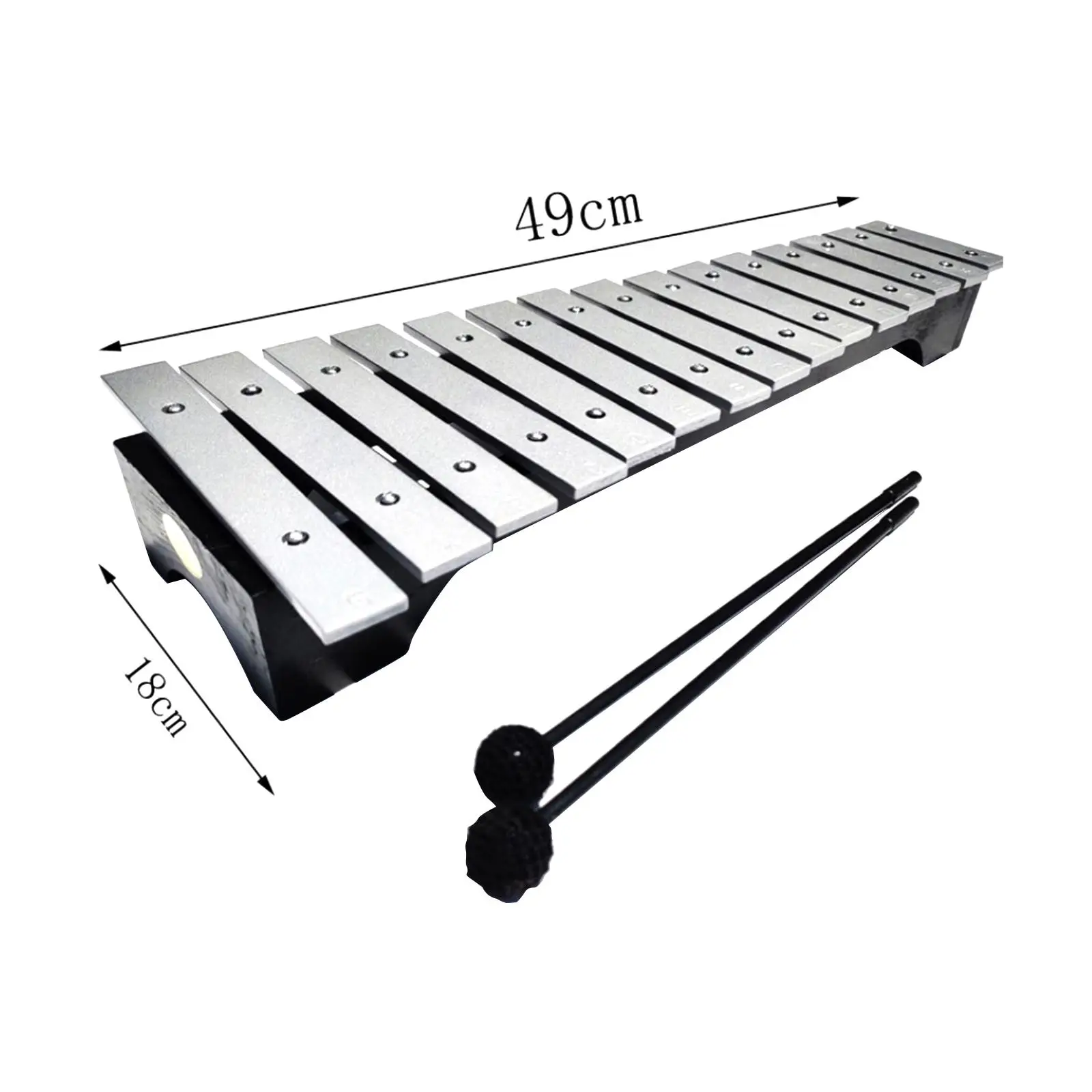 Jouet de musique xylophone professionnel pour enfants, intérieur du maire, 15 échelles