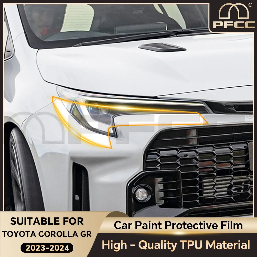 

Pre Cut for Toyota Corolla GR 2023 2024 PPF Clear Car Paint Protection Film Car Body Decal Wrap Film Kit Sticker Anti-scratch