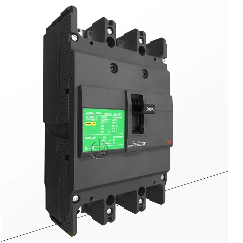 100% new and original Schneider electric Molded-Case Circuit Breakers Switch MCCB EZC250N 4P TM125D 25KA