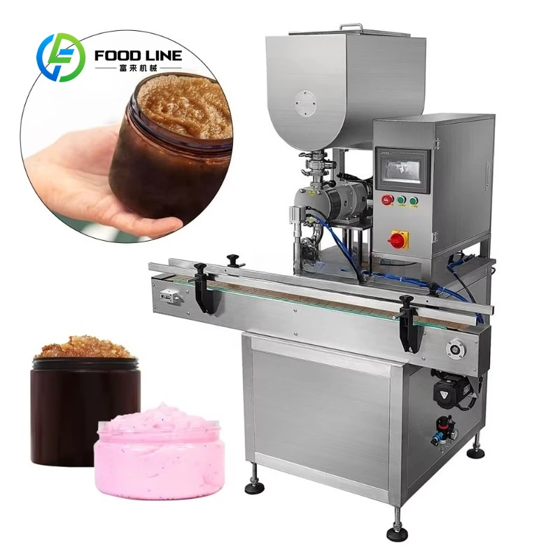 Customized Servo Motor Viscous Liquid Filling Machine for Cosmetic Facial Cream & Body Scrub Hot Pick