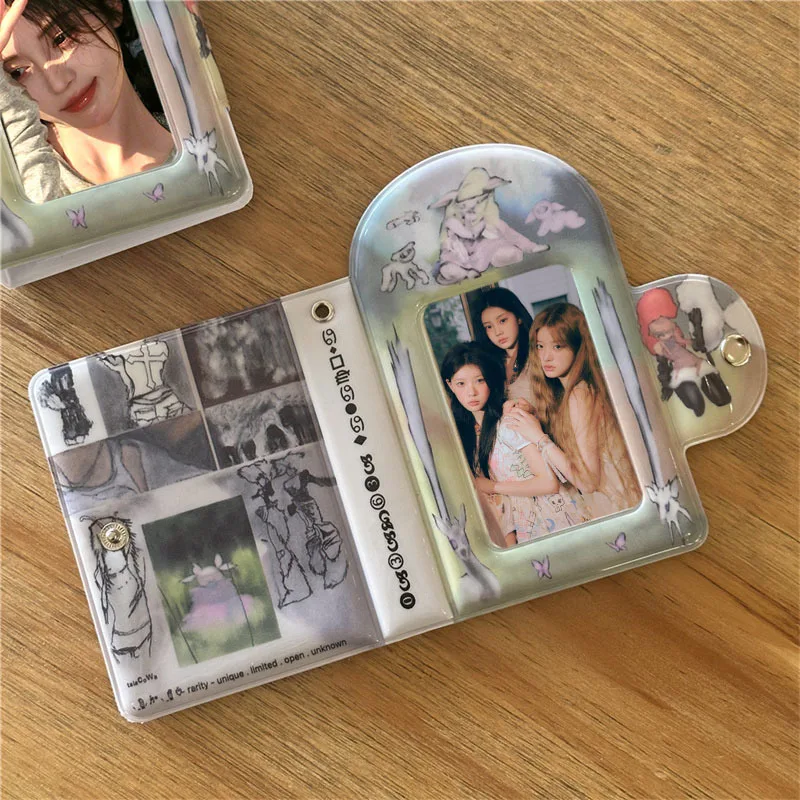 Aidou Photo Card Photo Album Binder Photocards Card Case Card Holder Album Book Organizer Book LOMO Card Photo Book Kpop Binder