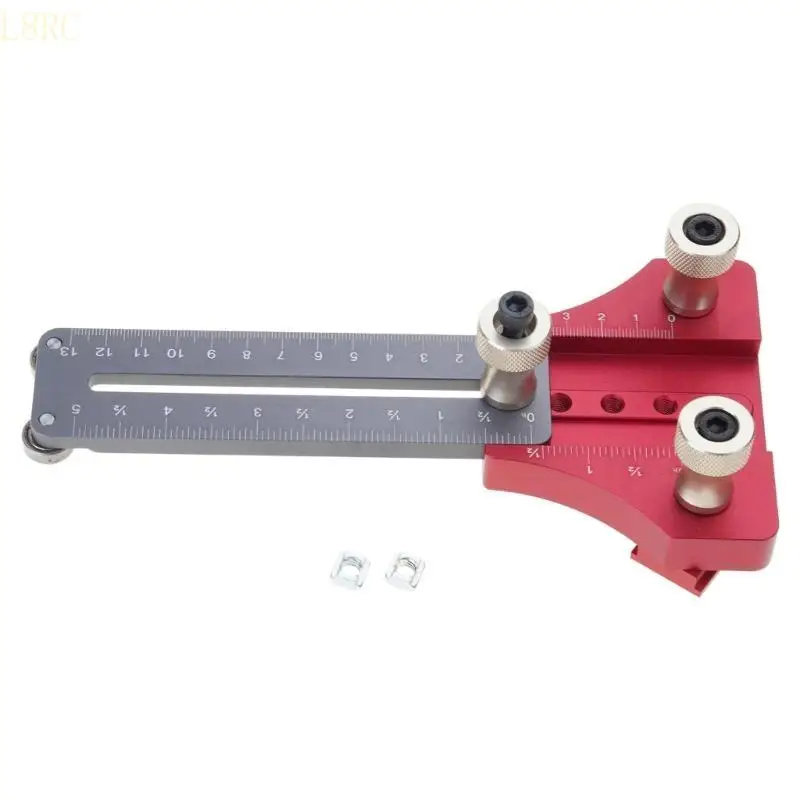 

L8RC Table Sawing Jig Guide Stable Positioning for Workbenches Fast Thin Ripping Guide Aluminum Table Sawing for Woodworking