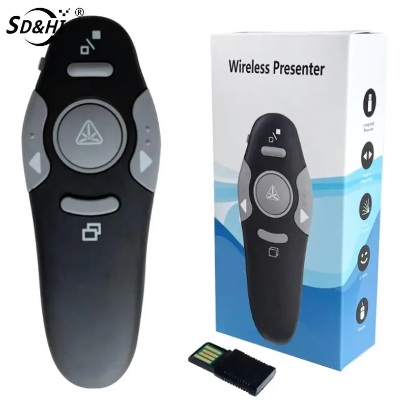 Multifunction Wireless USB Powerpoint Presentation PPT Flip Pen Pointer Clicker Presenter