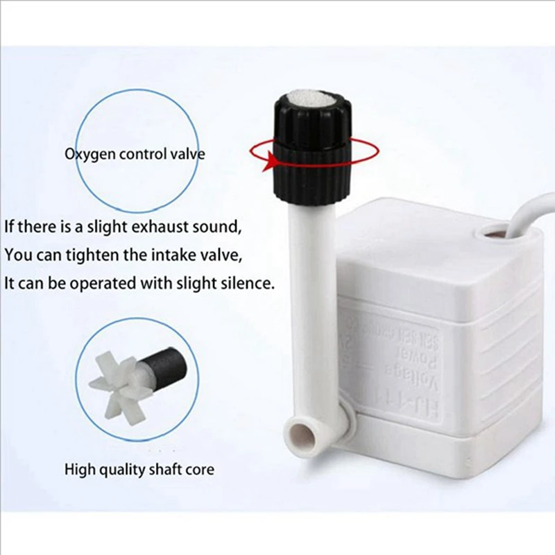 Fashion5v HJ-111 Water Pump Fish Tank Submersible Pump Ultra-Quiet Household Multifunctional DIY Circulating Filter Pump