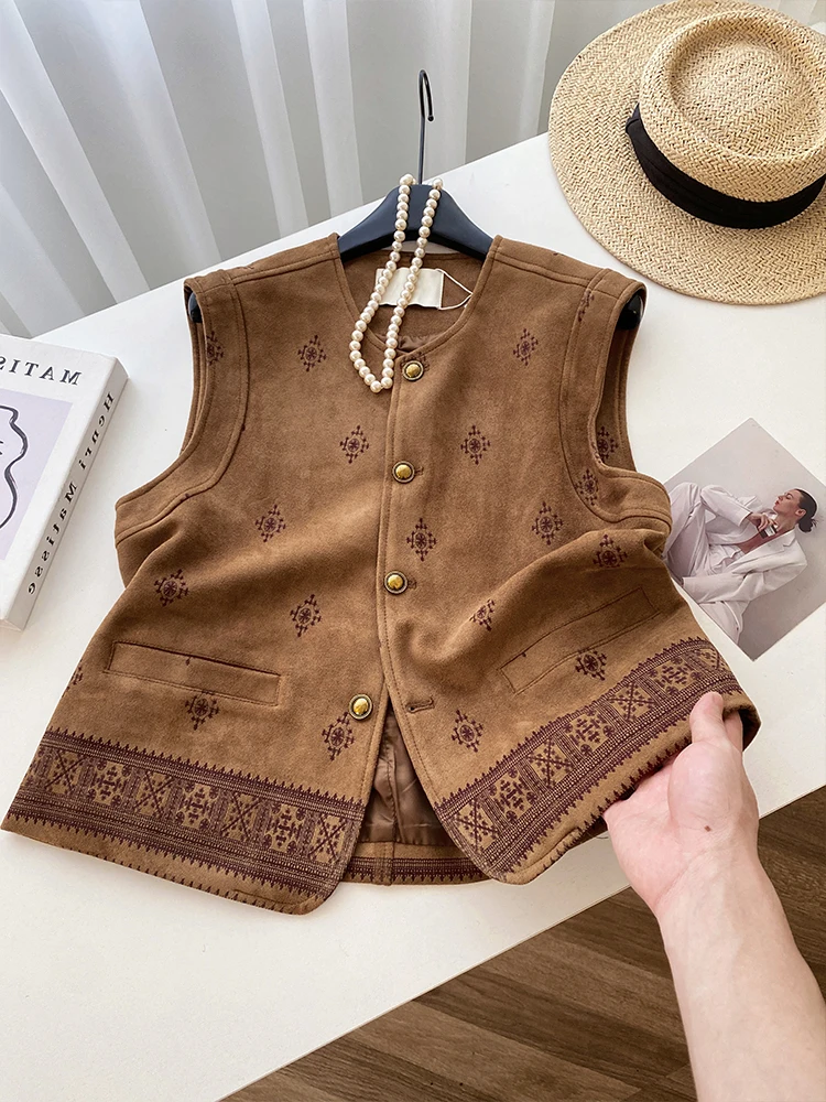 

Ele round Ne Svel Vest Women's Spring Autumn Faion Classy Bal Top Comfortable Fit Color Workwear