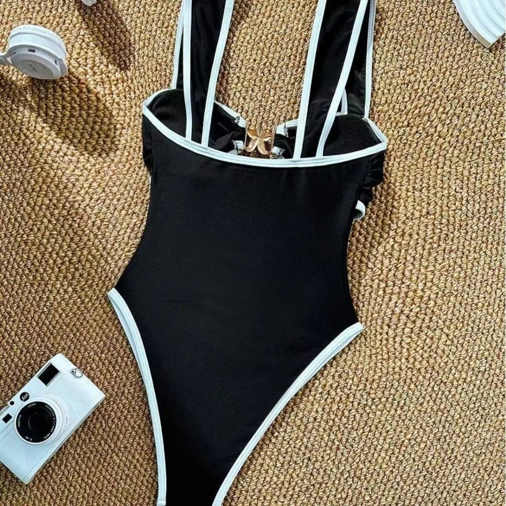 Bikini Cintura Alta con Relleno – Hebilla Metálica Estrella - imagen 5