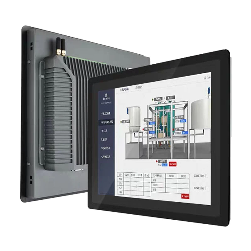 10.4 Inch Capacitive Touch Industrial Panel PC Core i3-7100U Waterproof Screen Embedded Portable Tablet RS232 COM WIFI