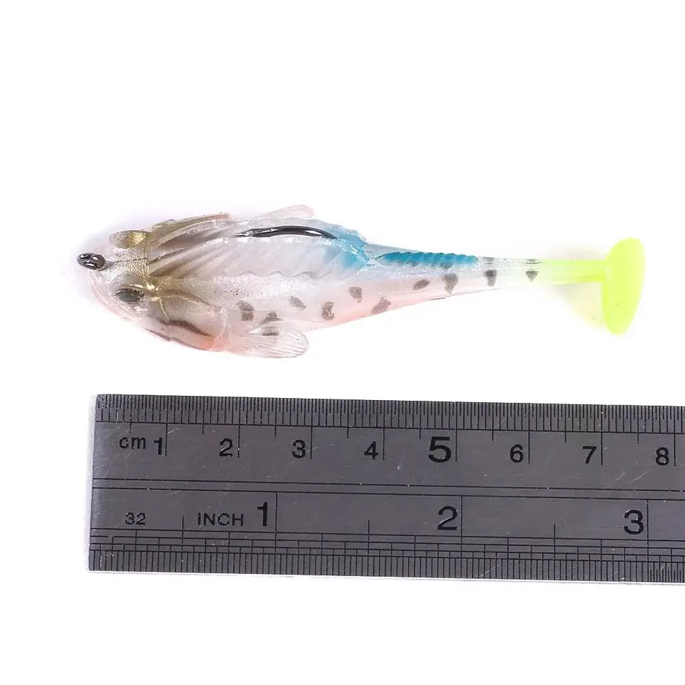 1pcs Silicone Dark Sleeper Wobbler Fishing Lure 7g 14g  Sinking Soft Lure Jig hook Swimbaits Bass Shad for Perch Tackle image 4