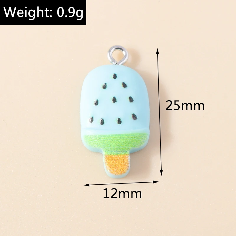 15 Stück Mix Harz Schokolade Charm Dessert Food Charms für Halskette Armband Ohrring Schlüssel bund DIY Schmuck herstellung Zubehör – Detail 10