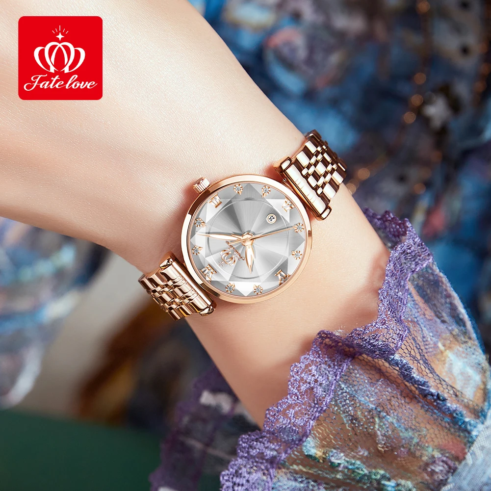 Женские кварцевые часы 6642 в минималистичном стиле