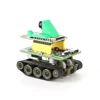 Mini tanque Esp32 RC modelo Tractor Crawler Balance Car Mount Truck Robot chasis para ESP32 Robot Car APP/Cramer Control Tank 5
