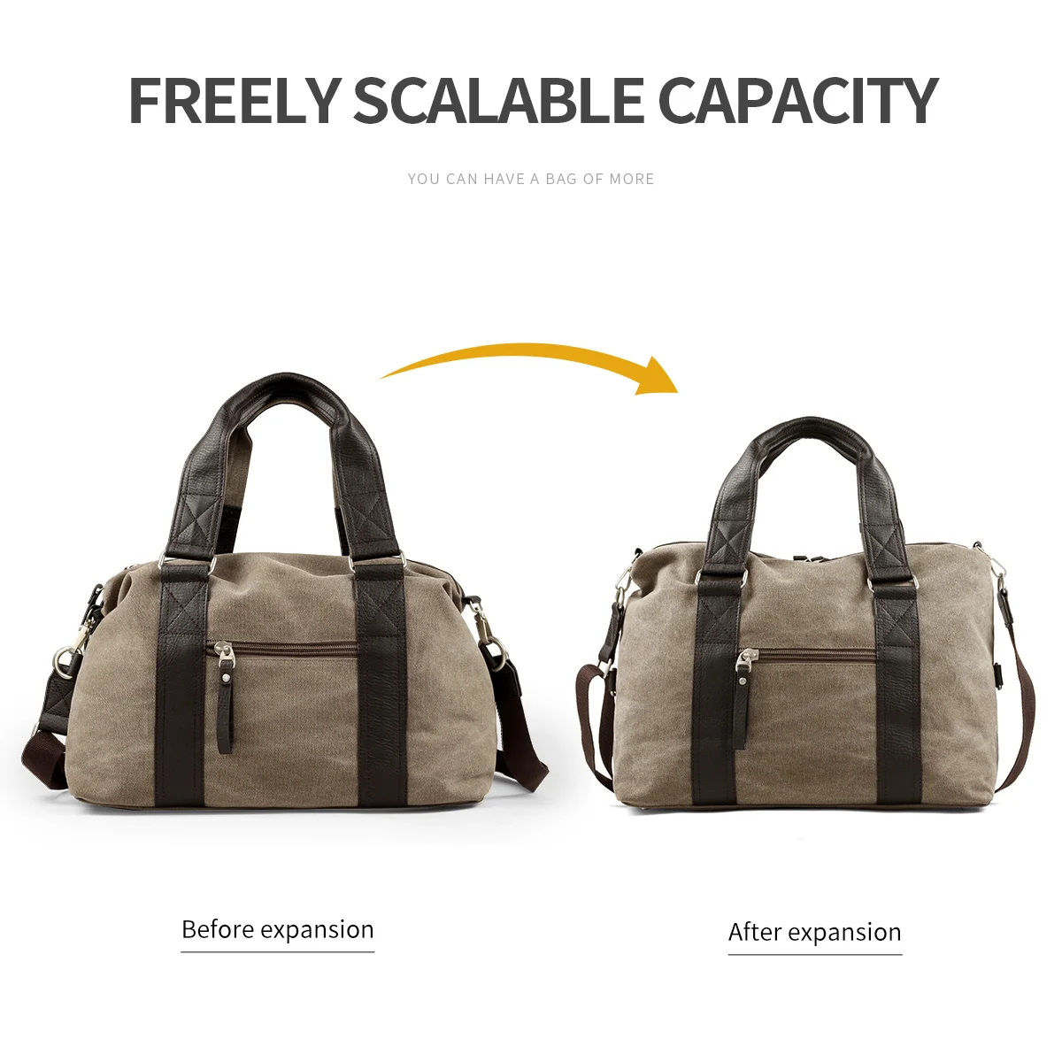 Canvas Men Messenger Bag Vintage Business Handbag for Men Casual Fit 13 inch Laptop Large Capacity Durable  Briefcase Men Bag