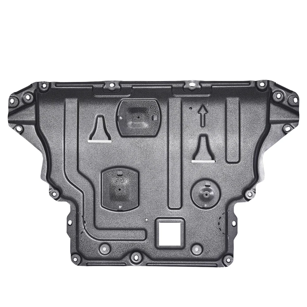 skid plate car engine bottom guard iorn and aluminum alloyprotect engine skid plate for Focus 2019-2021