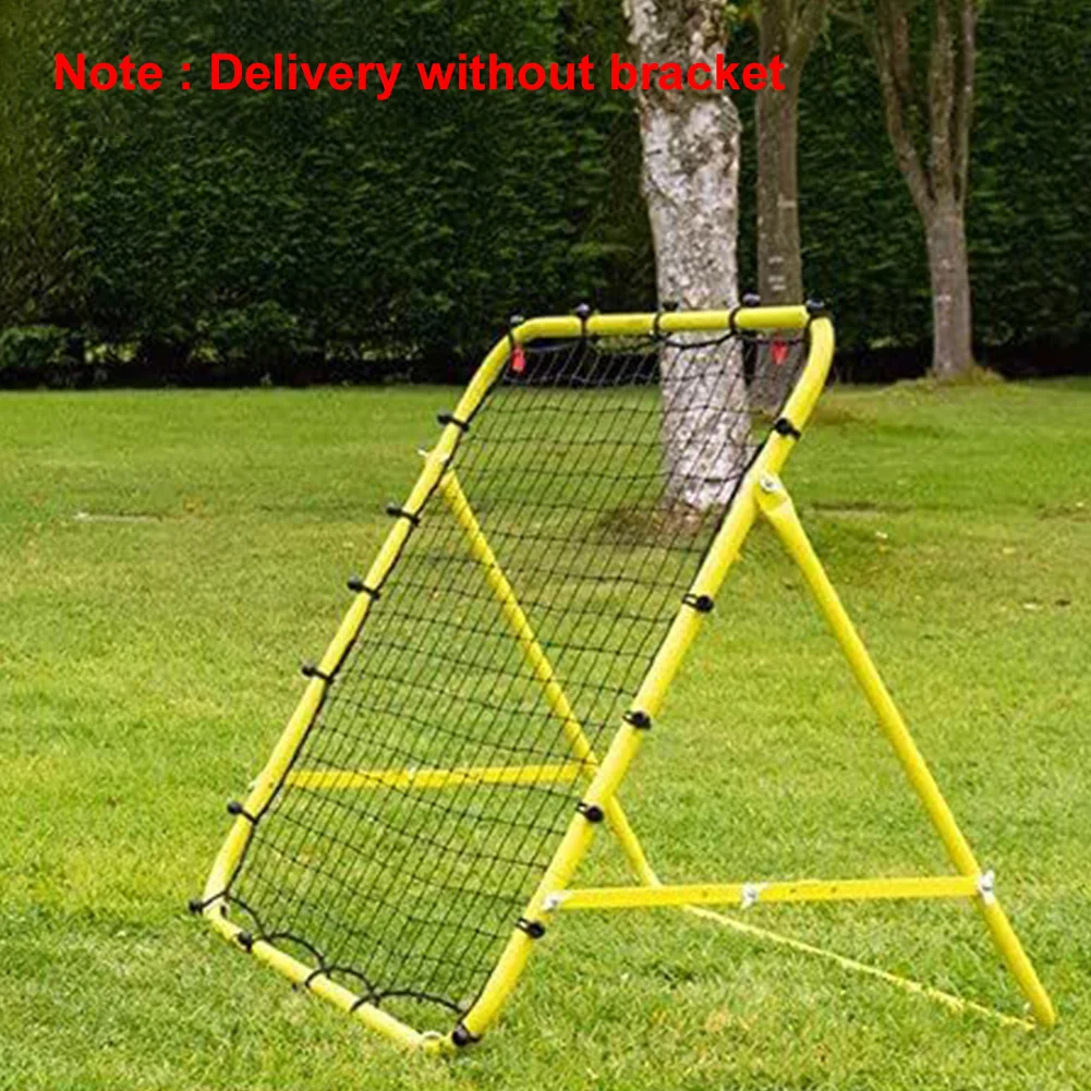 Soccer Rebounder Net with 20 Elastic Ropes Kickback Football Practice Net Target Goal Net Training Aid for Kids Teens