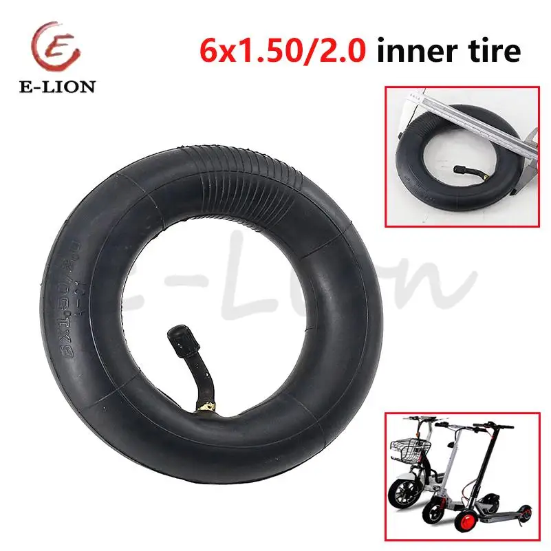 

Upgrade high quality 6X1.50/2.0 inner tube 6 inch electric scooter folding bicycle 6x1.50/2.0 inner tube