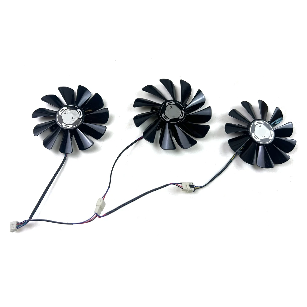 Cooling Fan 85mm 95mm 4pin CF1010U12S For XFX RX 5700 Radeon 5700 XT 5600XT Thicc III video card fans