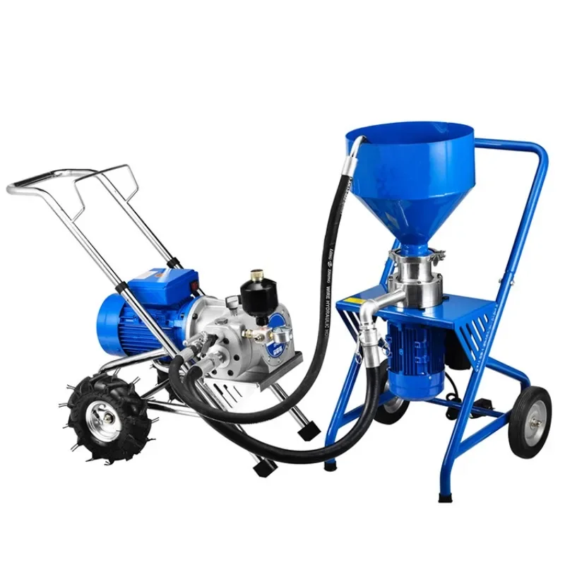 

Automatic high pressure airless latex paint putty spraying machine, milling machine