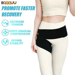 1PC Hip Compression Brace, Adjustable Sciatic Nerve Brace Breathable Non-Slip Thigh Stabilizer for Women Men Pulled Groin Muscle