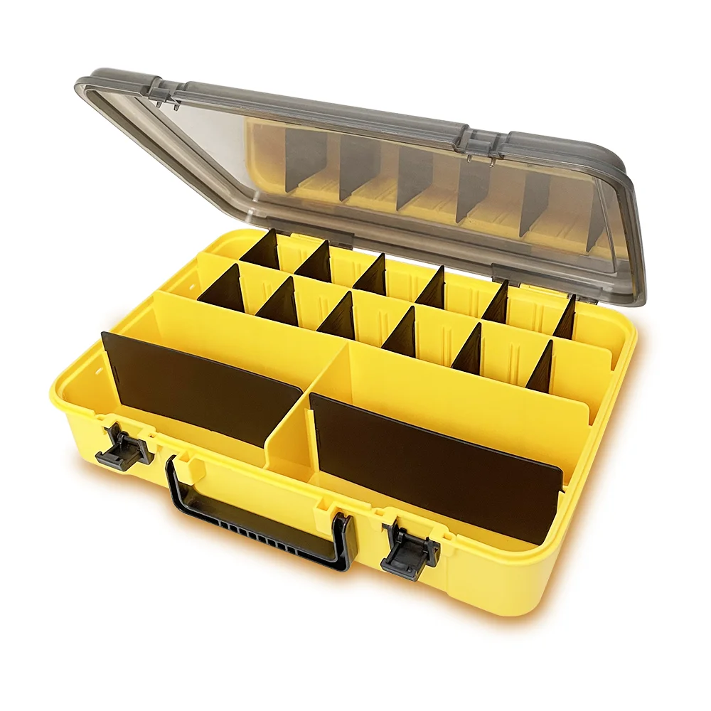 Double Portable Lua Box Fishing Lua Bait Box Fake Bait Storage Box Tool Box Fishing Tackle Box Large Capacity Accessory Boxes