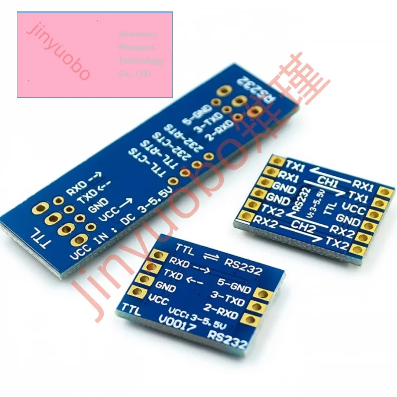 (1-10 pieces)RS232 SP3232 TTL to RS232 module, RS232 to TTL flashing cable, serial port module, gold-plated board