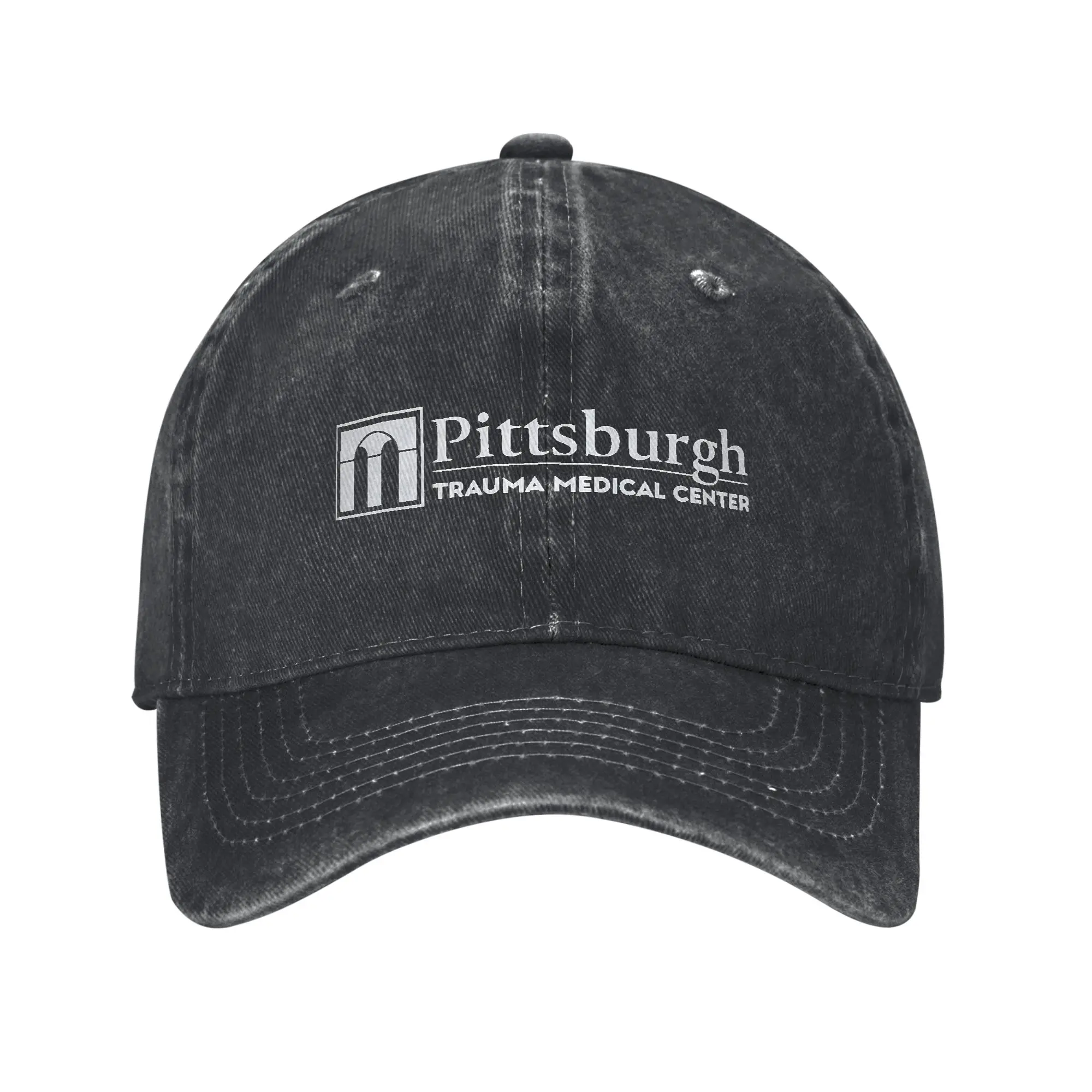 The Pitt PTMC Inspired Tv Show Men Women Baseball Cap  Distressed Denim Hats Cap Vintage Outdoor Workouts Soft Snapback Cap