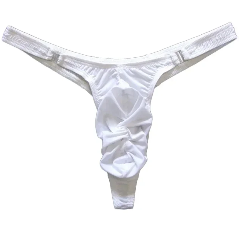 Männer Mode Sexy G-strings Briefs Unterwäsche Elastische Taille T-zurück Atmungsaktive Höschen Tanga Mit Schnalle Unterhose