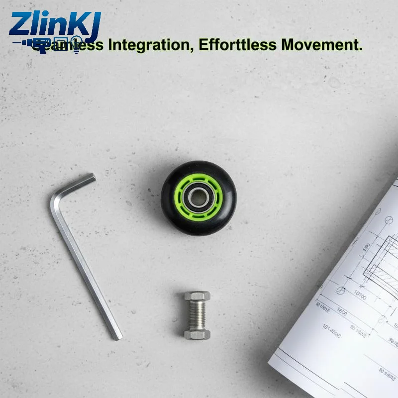 Fitness Equipment Replacement Caster Wheel Heavy Duty Non-slip PP Treadmill Roller Floor Friendly For Home Workout Use