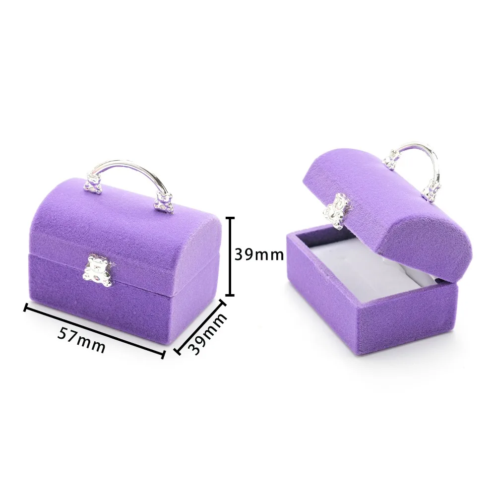 

Элегантная шкатулка для украшений из бархата с изысканным дизайном, подставка для колец, для свадебного использования