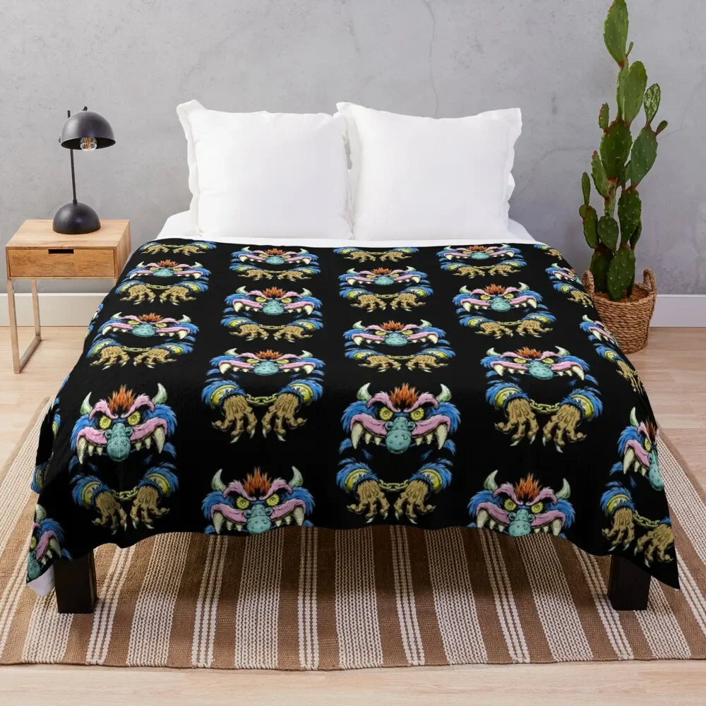 

MY PET MONSTER 1980&x27;S ARTWORK Essential T-Shirt Throw Blanket Wrinkle Resistant Lightweight Blanket